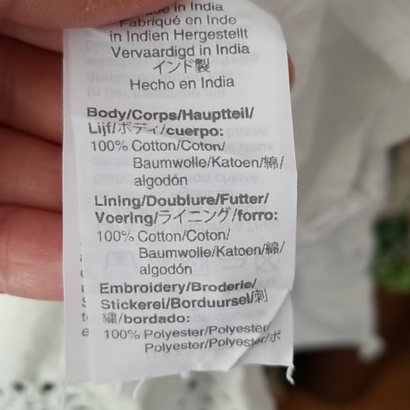 Women's eyelet tunic top - Picture 5 of 7